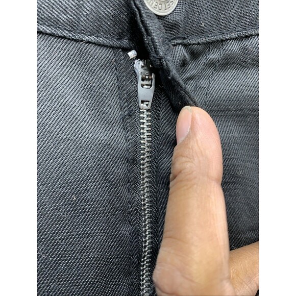 Reset Denim Light Weight Jeans Men's Size 34X32 Black Whiskering - Picture 13 of 16